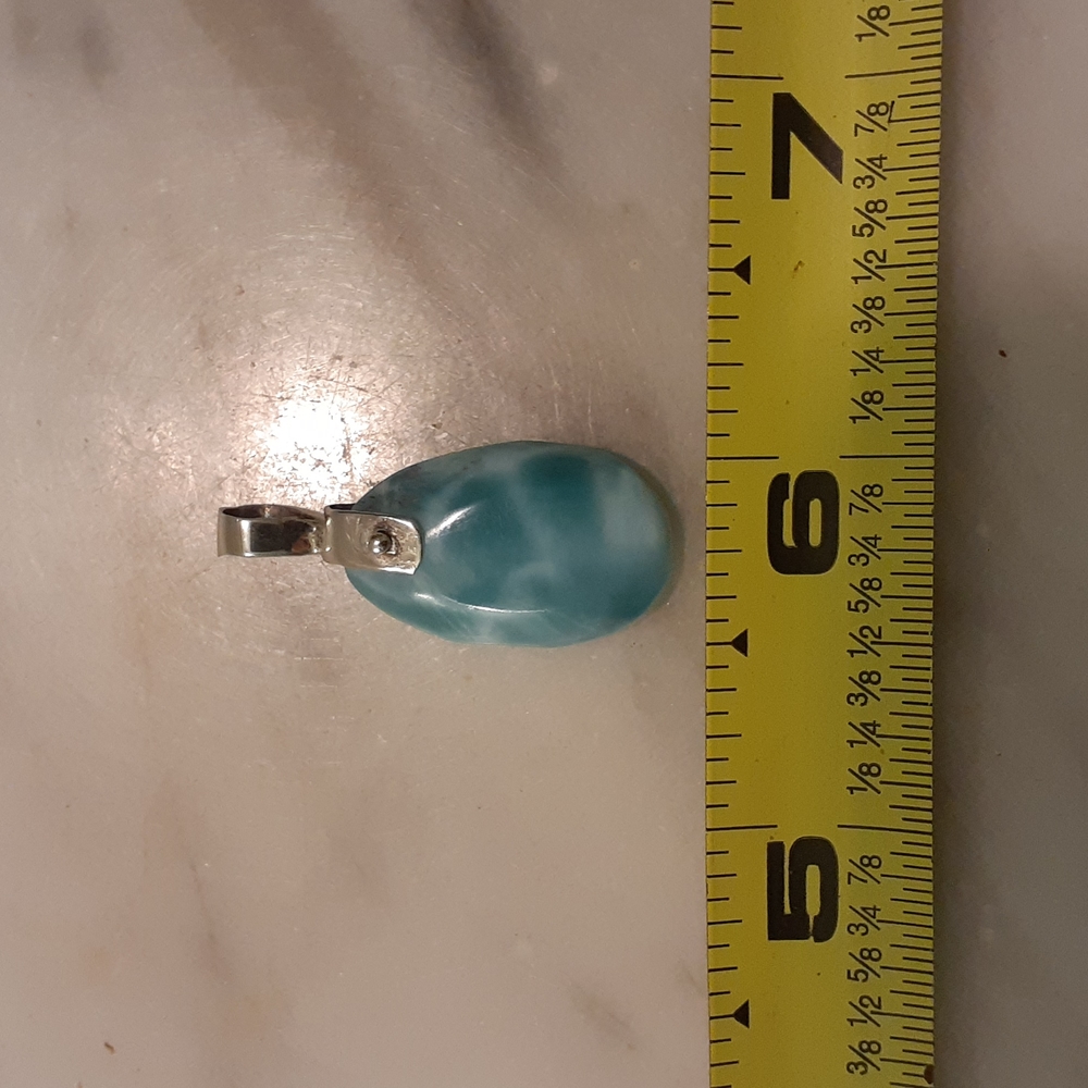 Dominican Larimar 925 Pendant